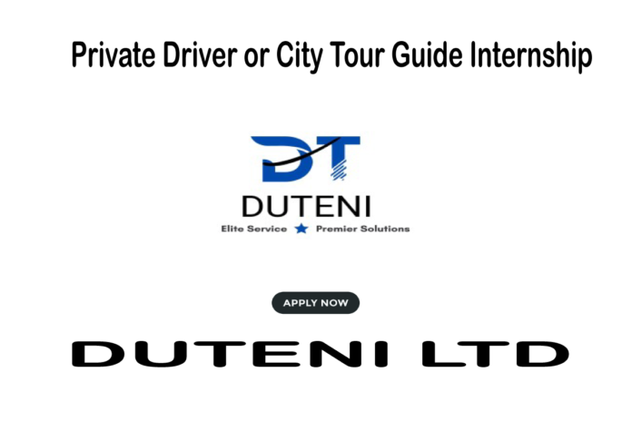 DUTEN-AJIRA Private Driver or City Tour Guide Internship at DUTENI LTD