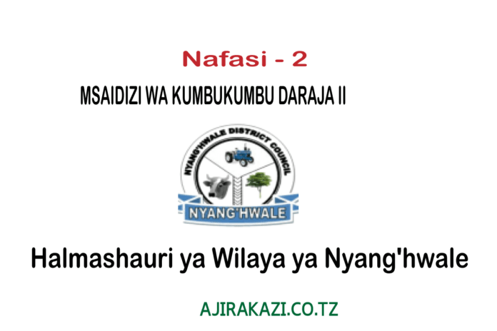NAFASI-YA-KAZI-MSAIDIZI-WA-KUMBUKUMBU-DARAJA-II-2-POST-Nyanghwale-District-Council