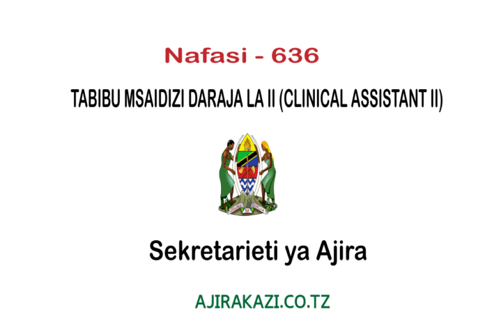 TABIBU-MSAIDIZI-DARAJA-LA-II-CLINICAL-ASSISTANT-II